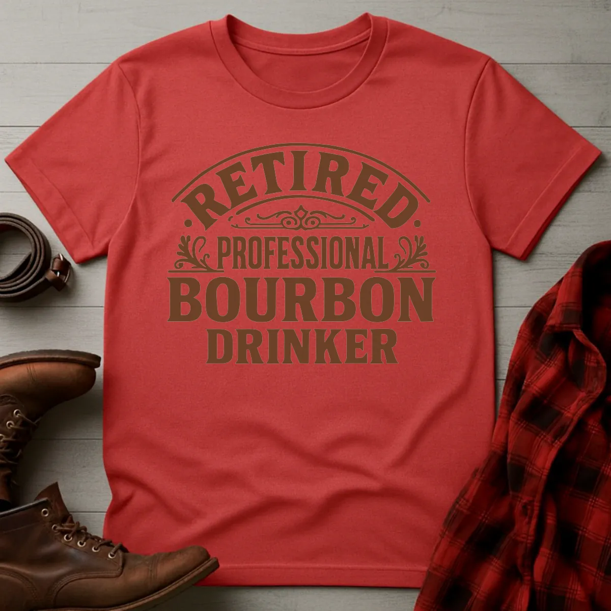 Retired Professional Bourbon Drinker T-Shirt