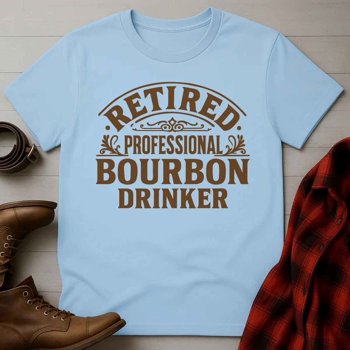 Retired Professional Bourbon Drinker T-Shirt