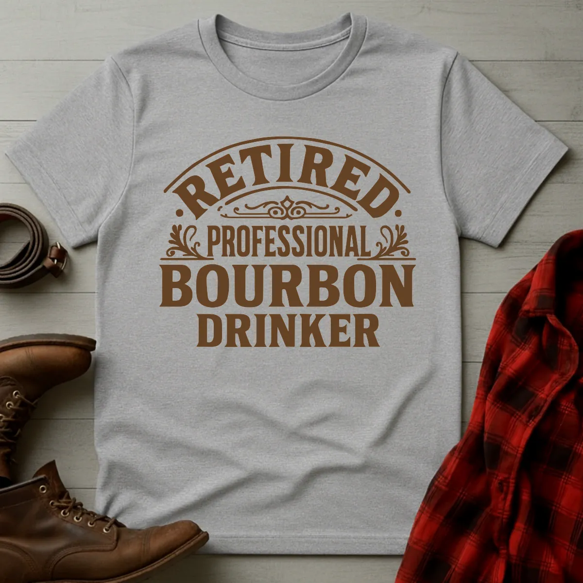 Retired Professional Bourbon Drinker T-Shirt