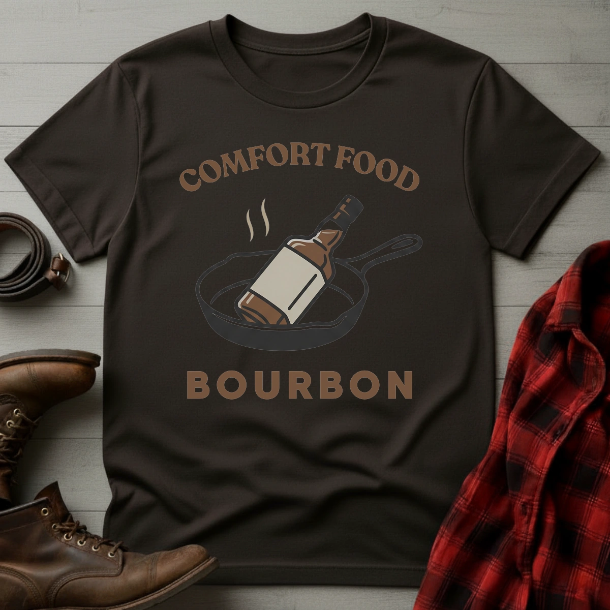 Comfort Food Bourbon T-Shirt