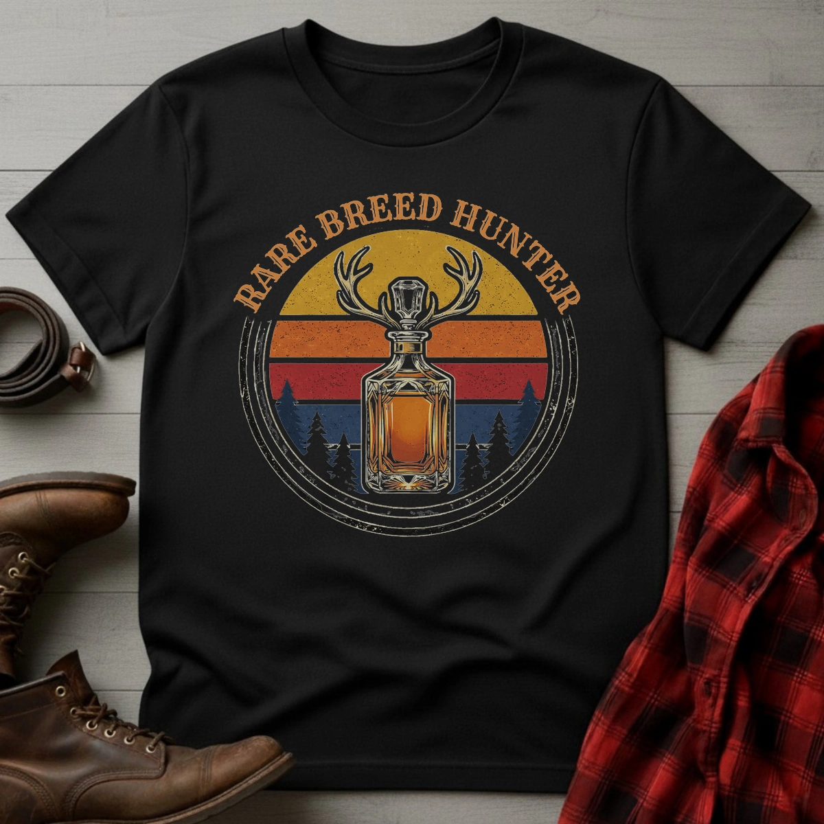 Whiskey Rare Breed Hunter T-Shirt