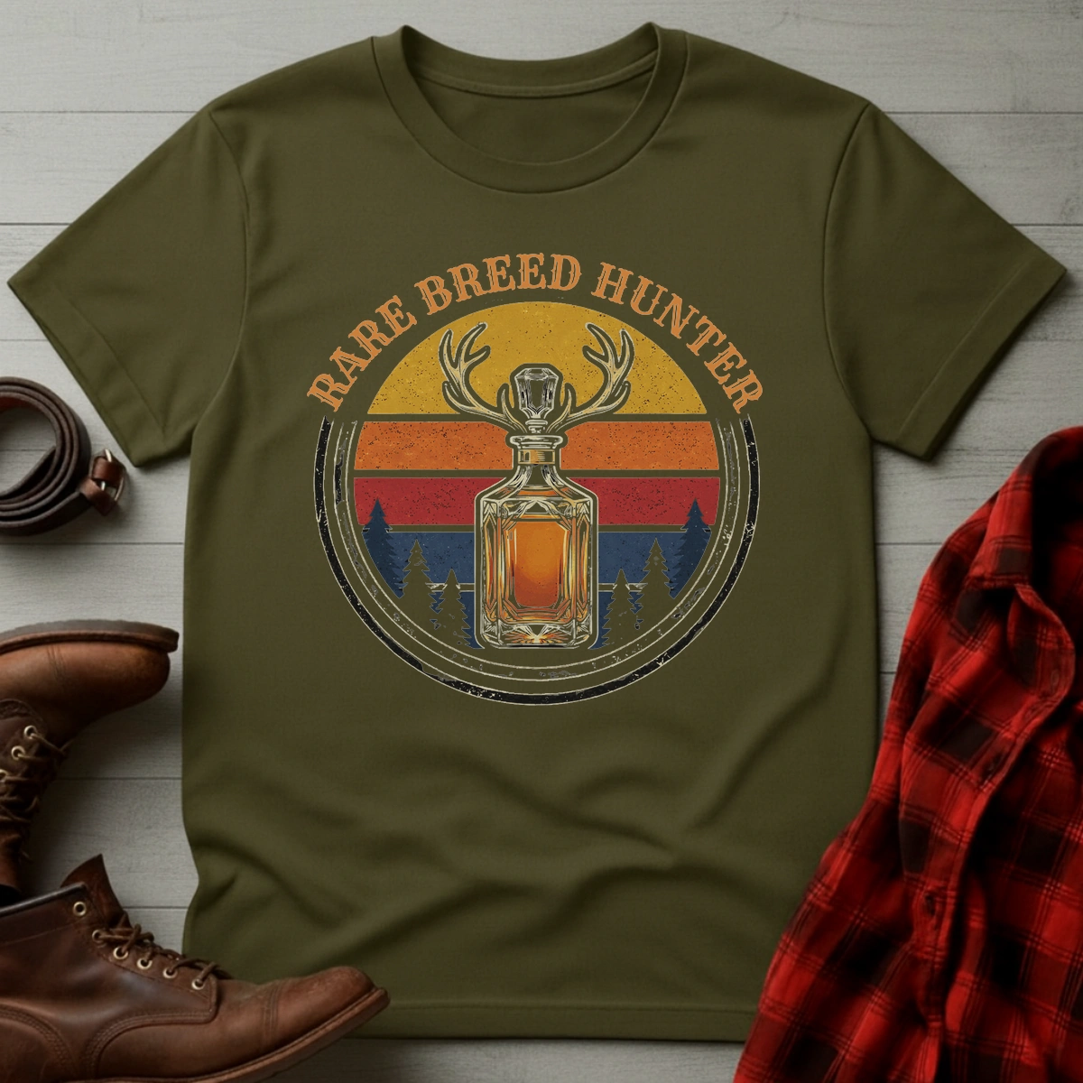 Whiskey Rare Breed Hunter T-Shirt