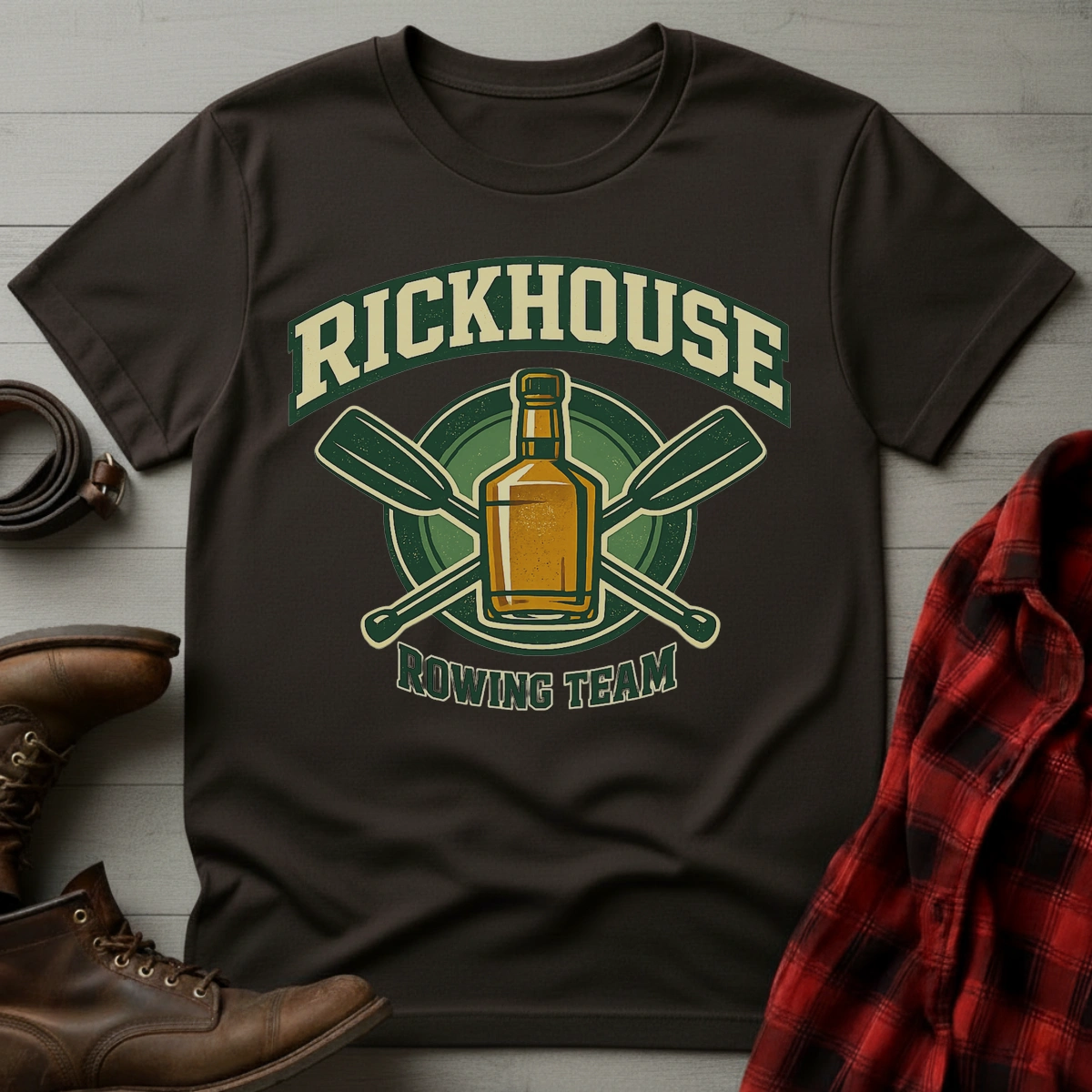 Rickhouse Rowing Whiskey Team T-Shirt