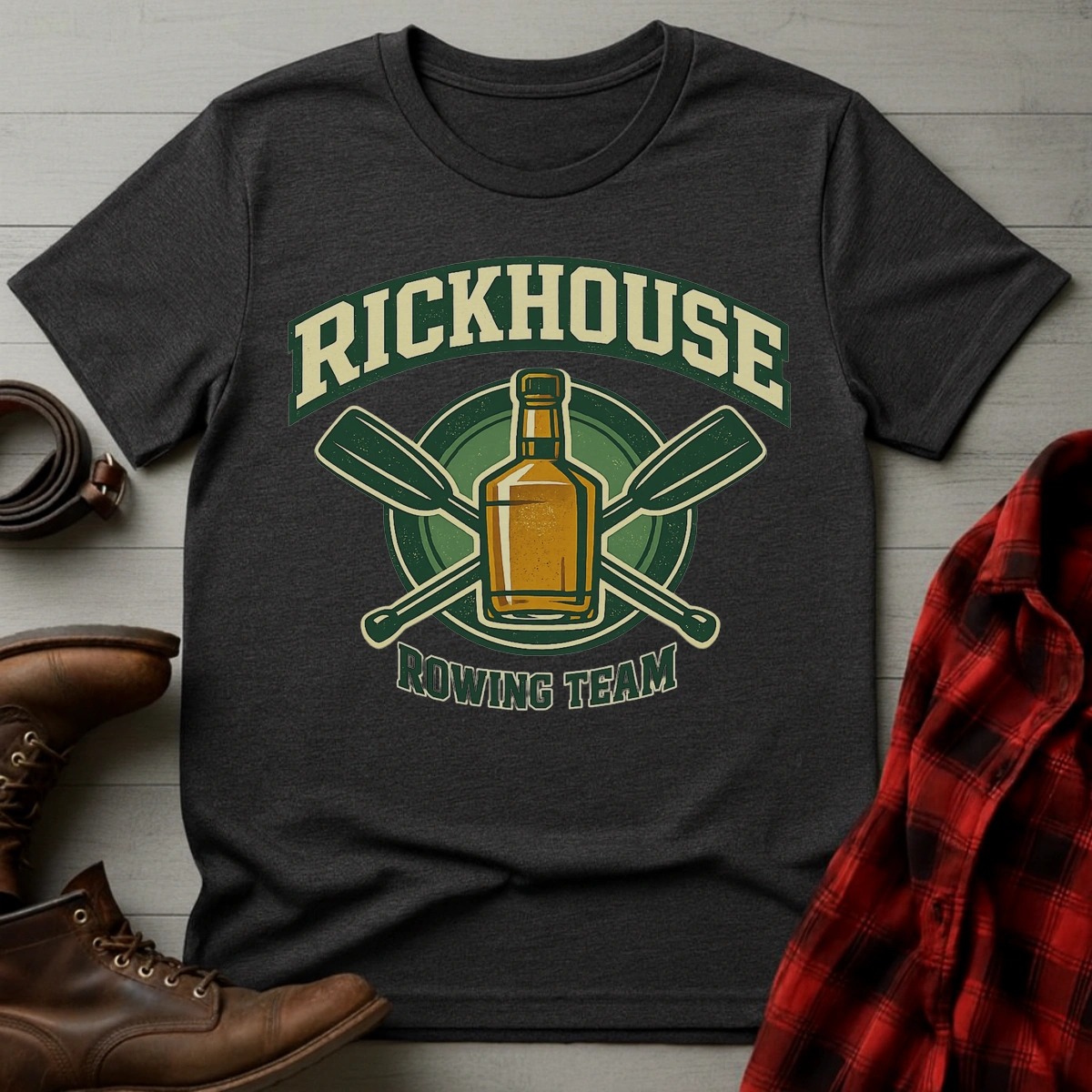 Rickhouse Rowing Whiskey Team T-Shirt