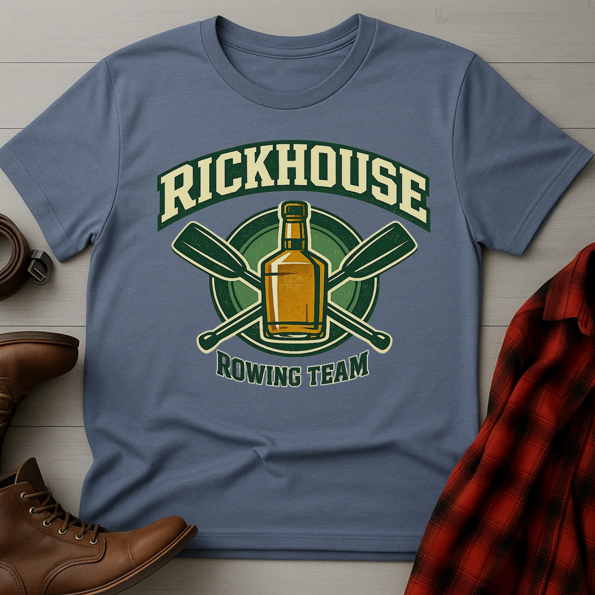 Rickhouse Rowing Whiskey Team T-Shirt