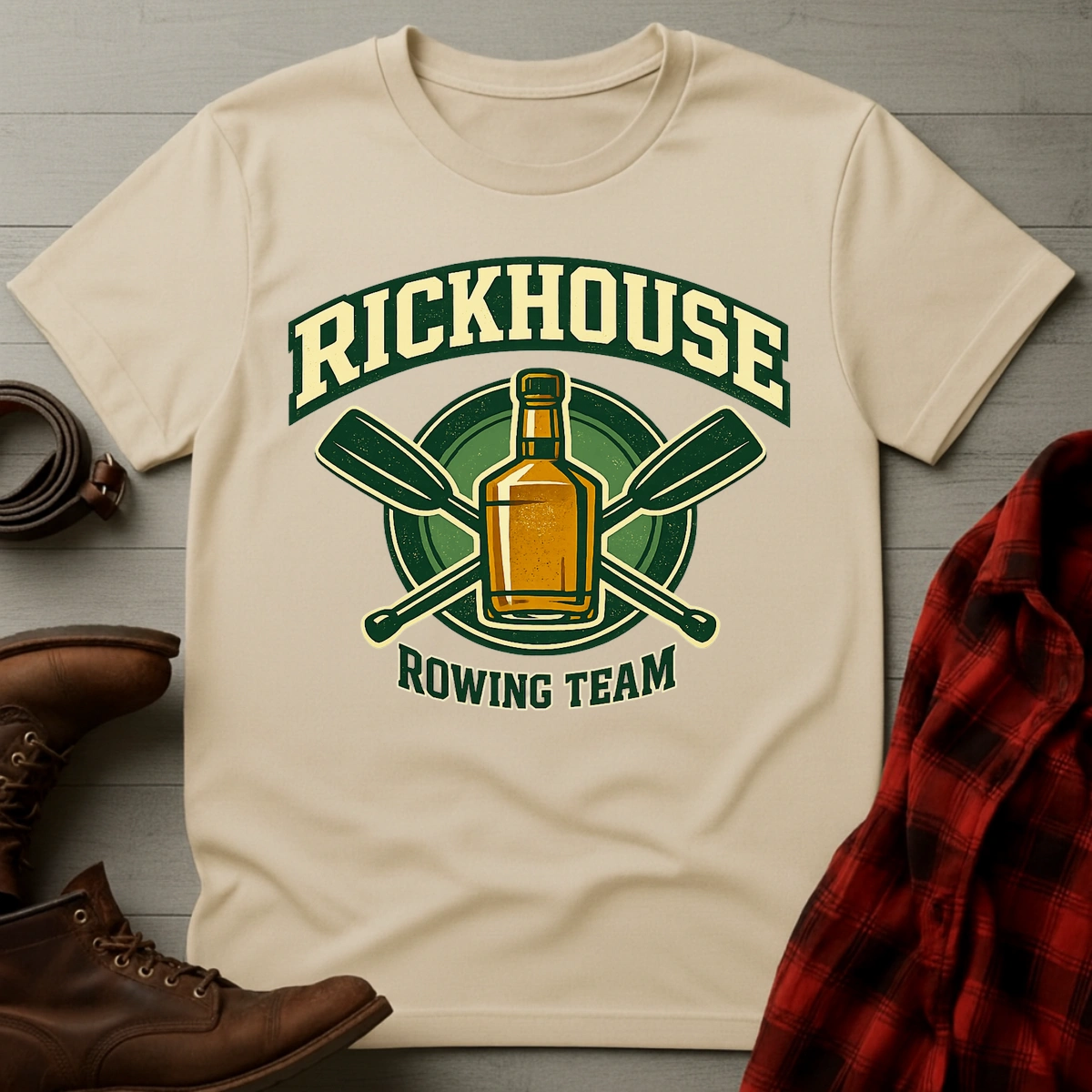 Rickhouse Rowing Whiskey Team T-Shirt