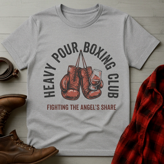 Heavy Pour Boxing Club Whiskey T-Shirt