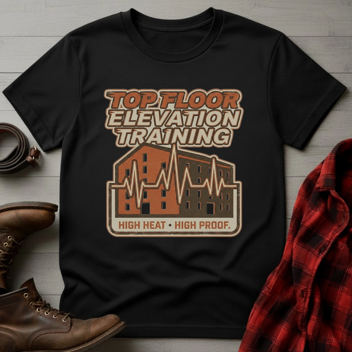 Whiskey Top Floor Elevation Training T-Shirt