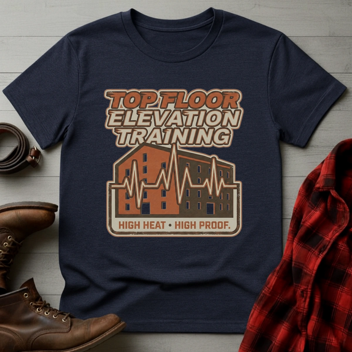 Whiskey Top Floor Elevation Training T-Shirt