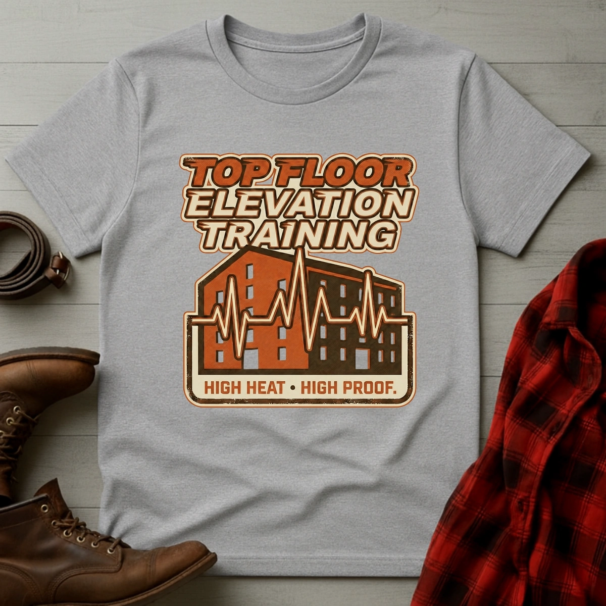 Whiskey Top Floor Elevation Training T-Shirt