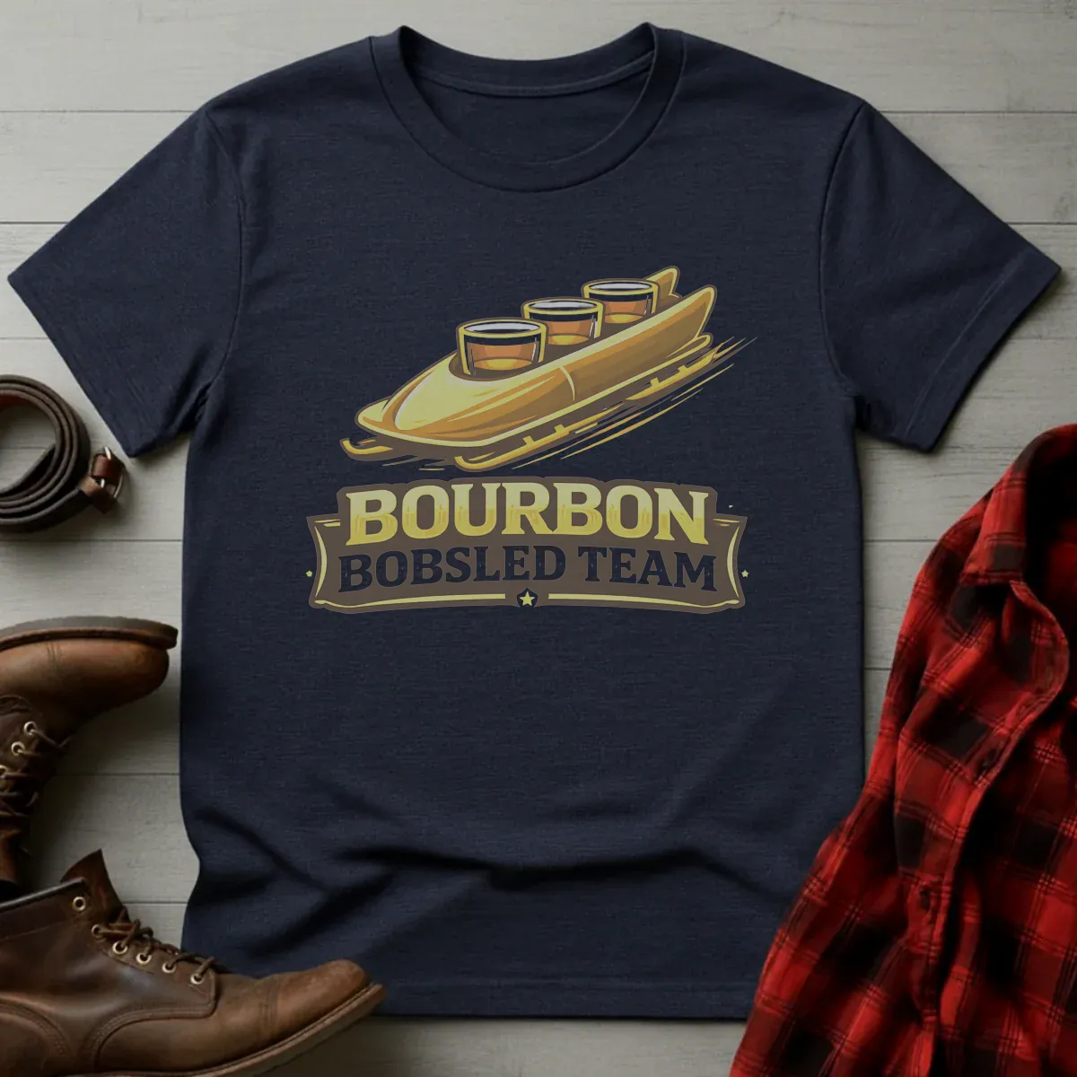 Bourbon Bobsled Team T-Shirt