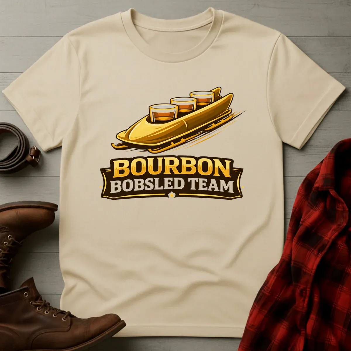 Bourbon Bobsled Team T-Shirt