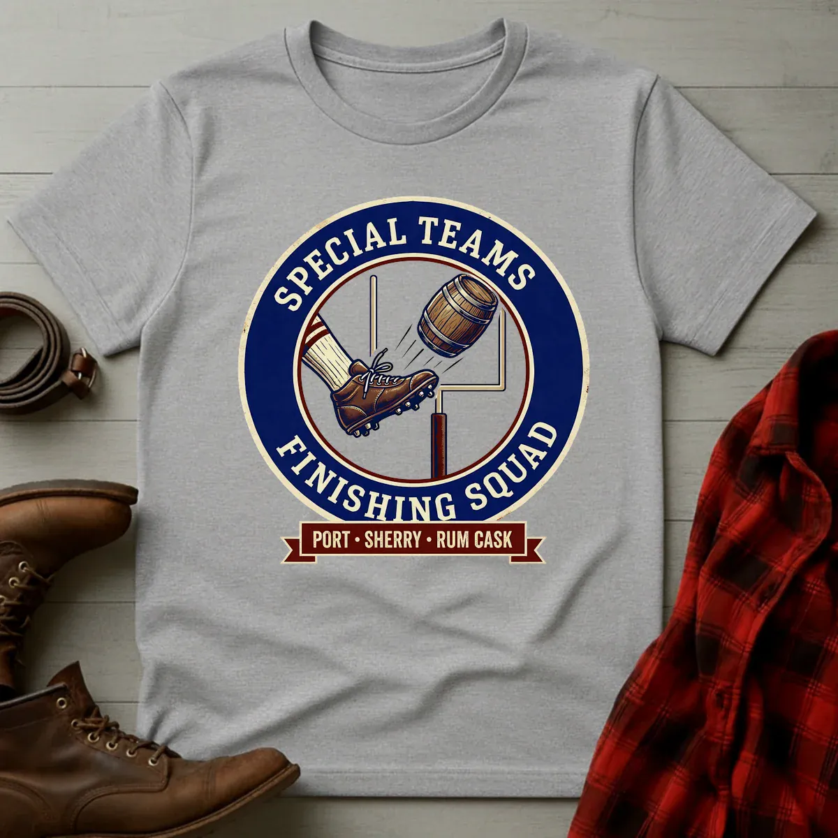 Special Teams Finishing Squad Whiskey T-Shirt
