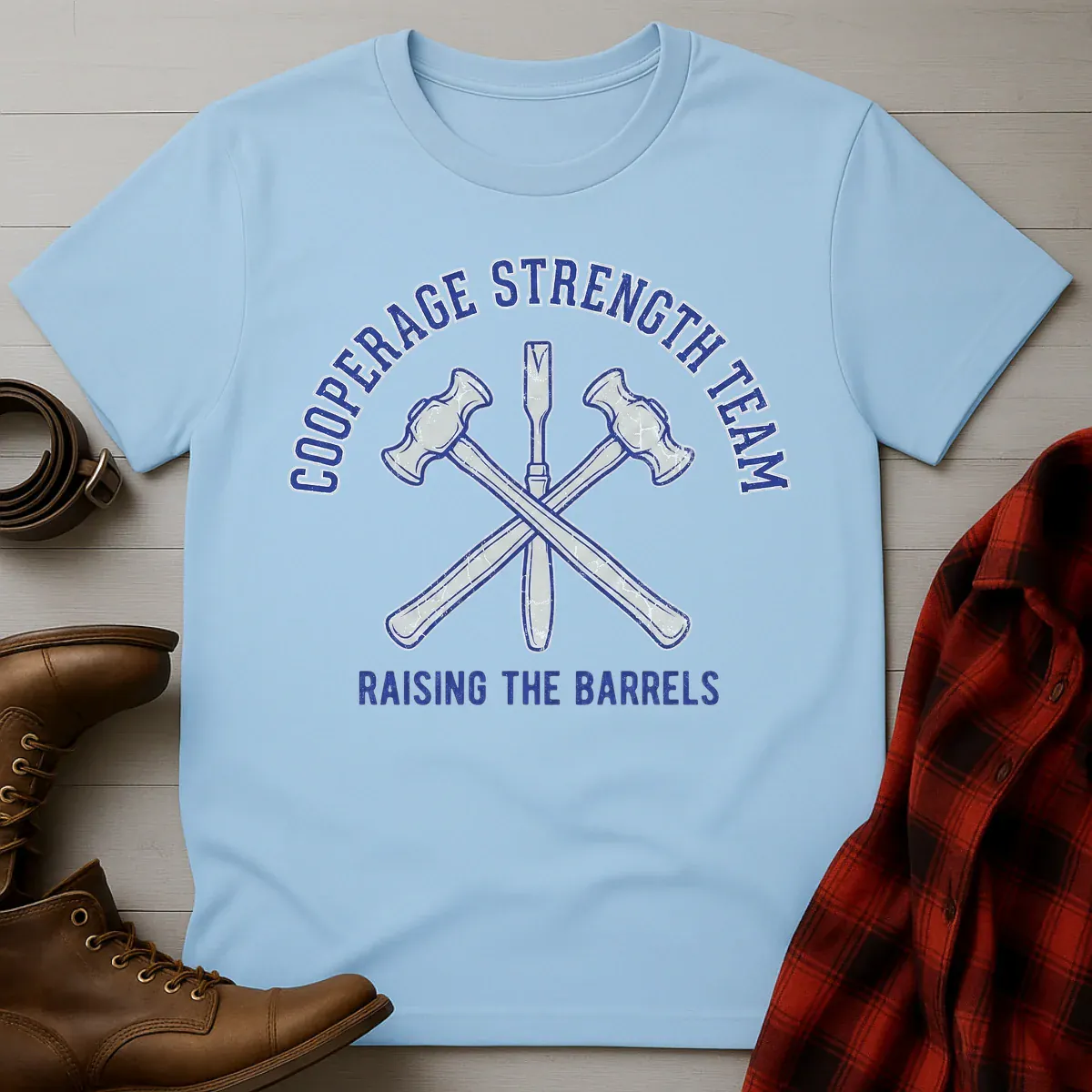 Cooperage Strength Team Whiskey T-Shirt