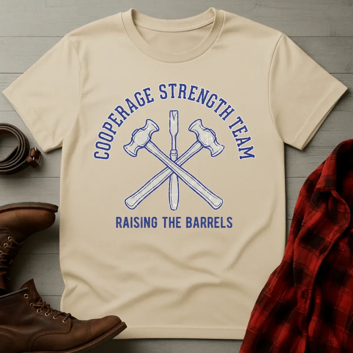 Cooperage Strength Team Whiskey T-Shirt
