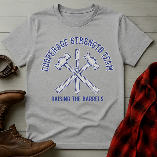 Cooperage Strength Team Whiskey T-Shirt