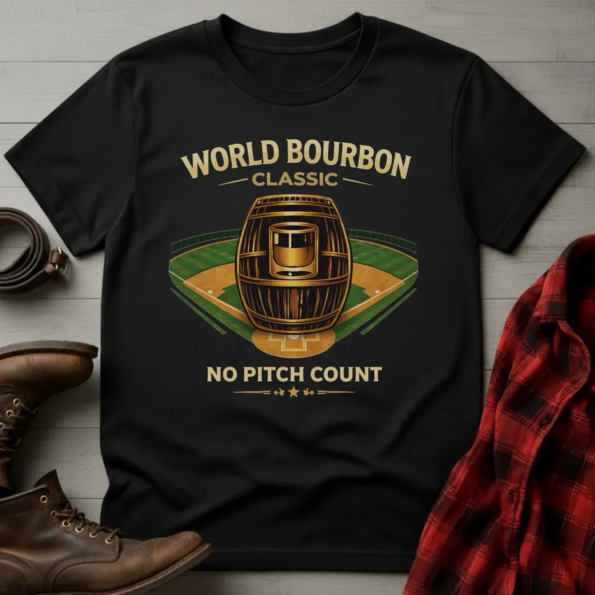 World Bourbon Classic No Pitch Count T-Shirt