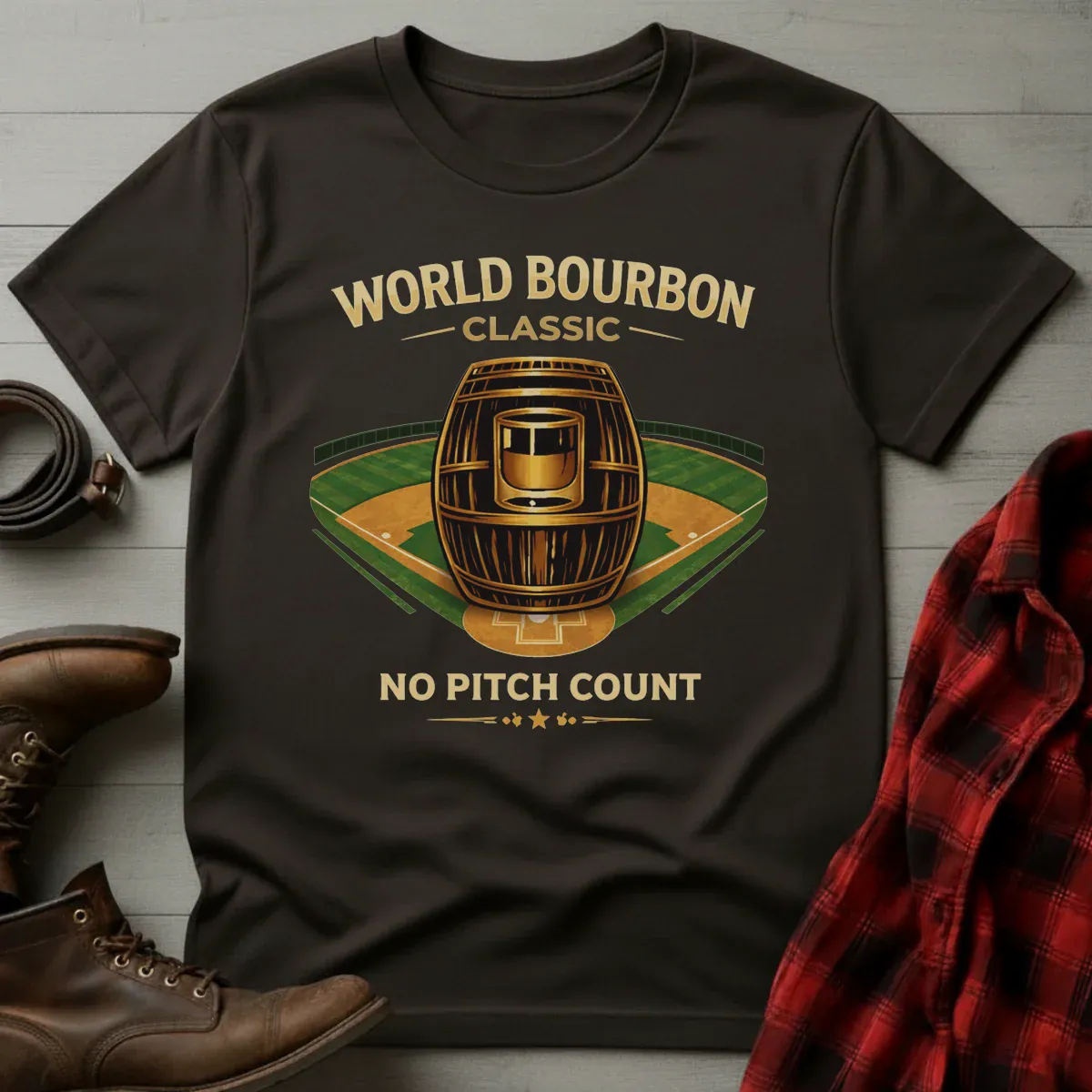 World Bourbon Classic No Pitch Count T-Shirt