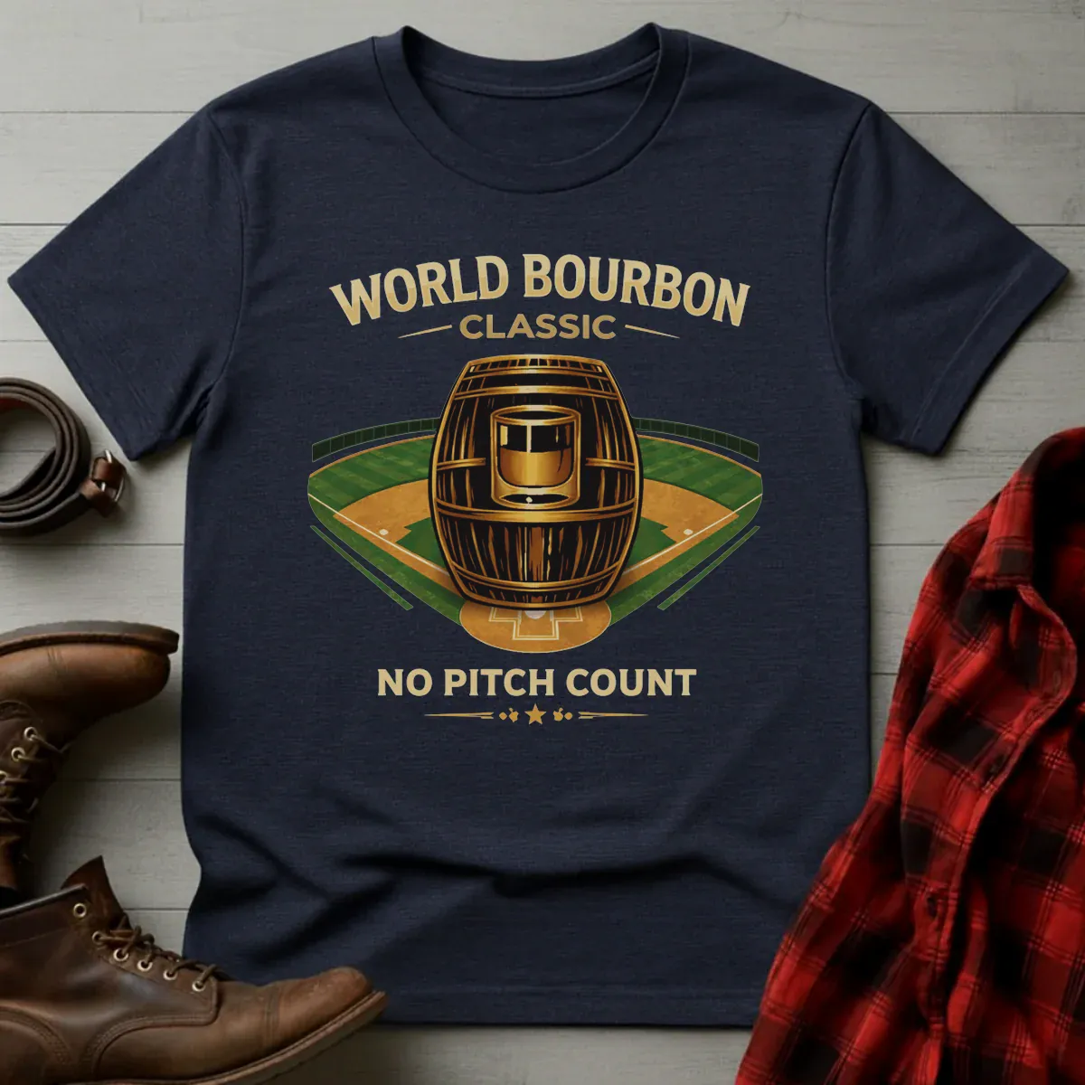 World Bourbon Classic No Pitch Count T-Shirt