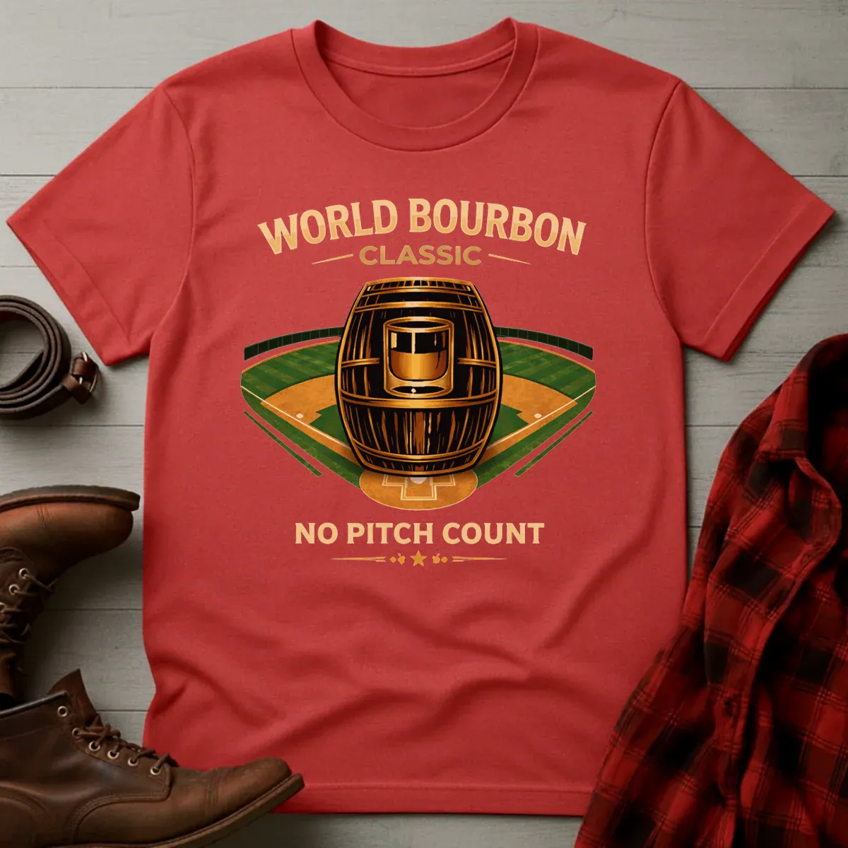 World Bourbon Classic No Pitch Count T-Shirt