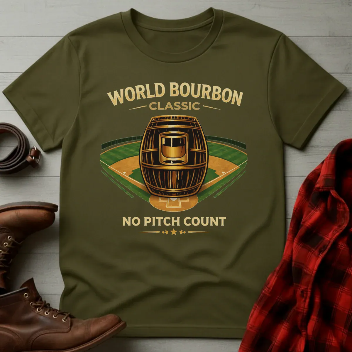 World Bourbon Classic No Pitch Count T-Shirt