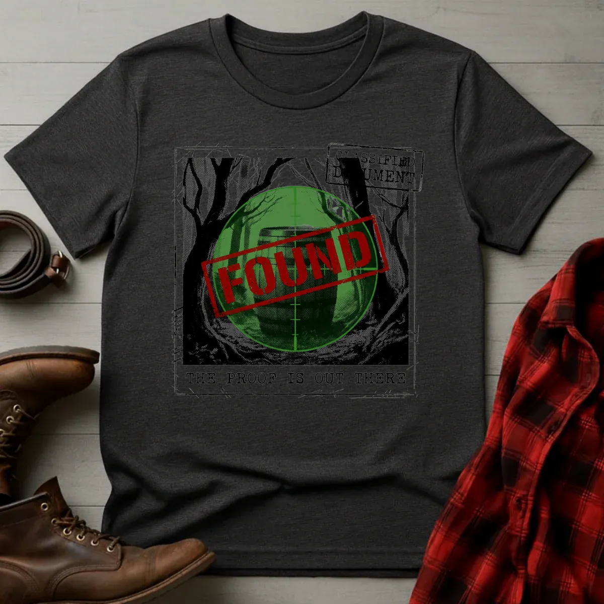 Proof is Out There Whiskey Barrel T-Shirt