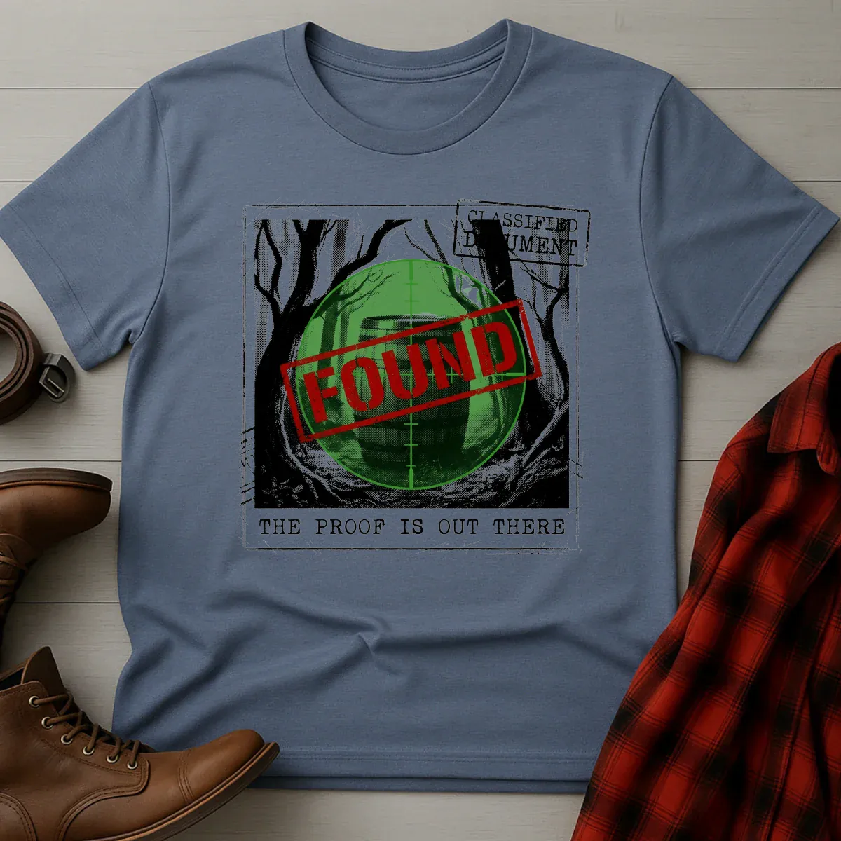Proof is Out There Whiskey Barrel T-Shirt