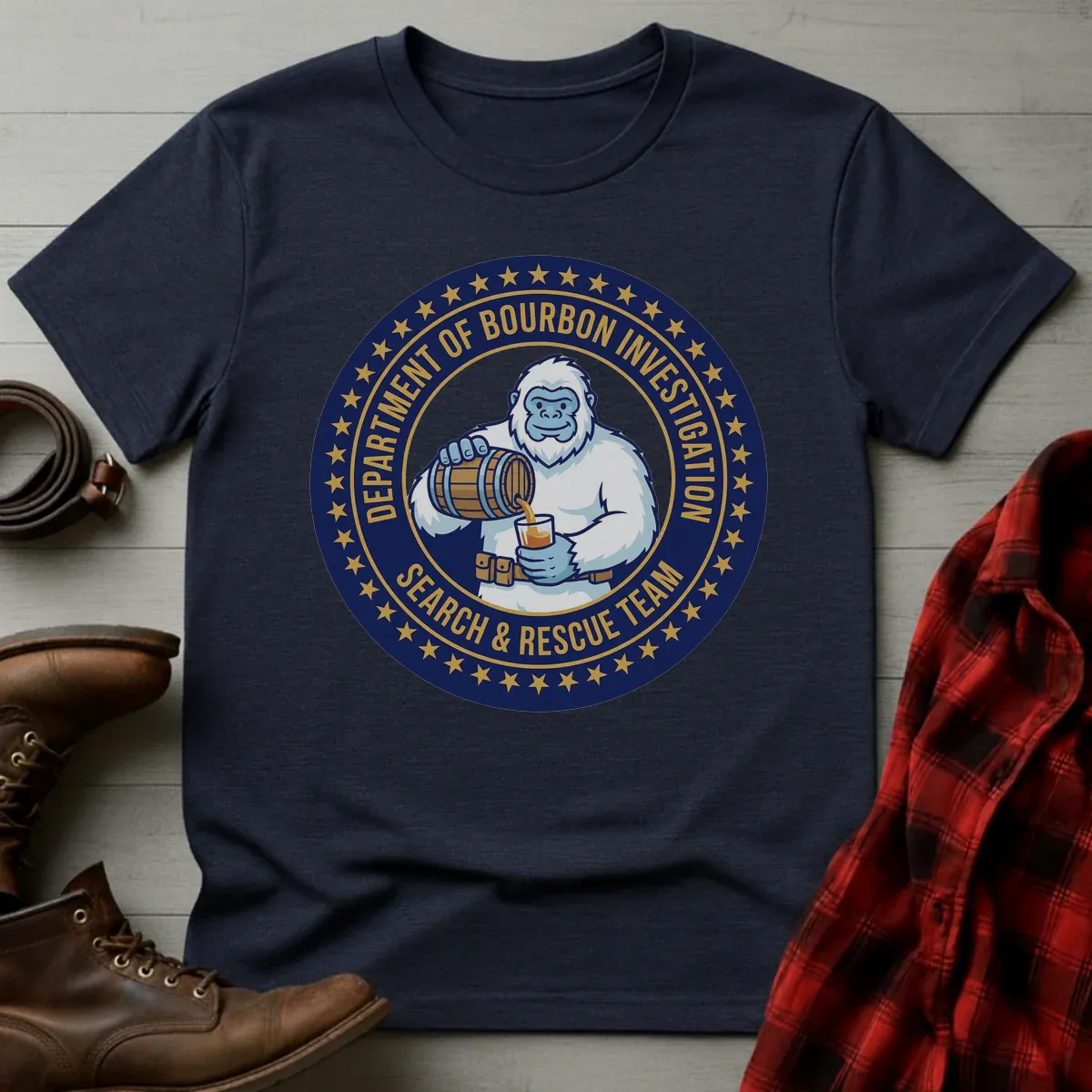 Yeti Bourbon Search and Rescue T-Shirt