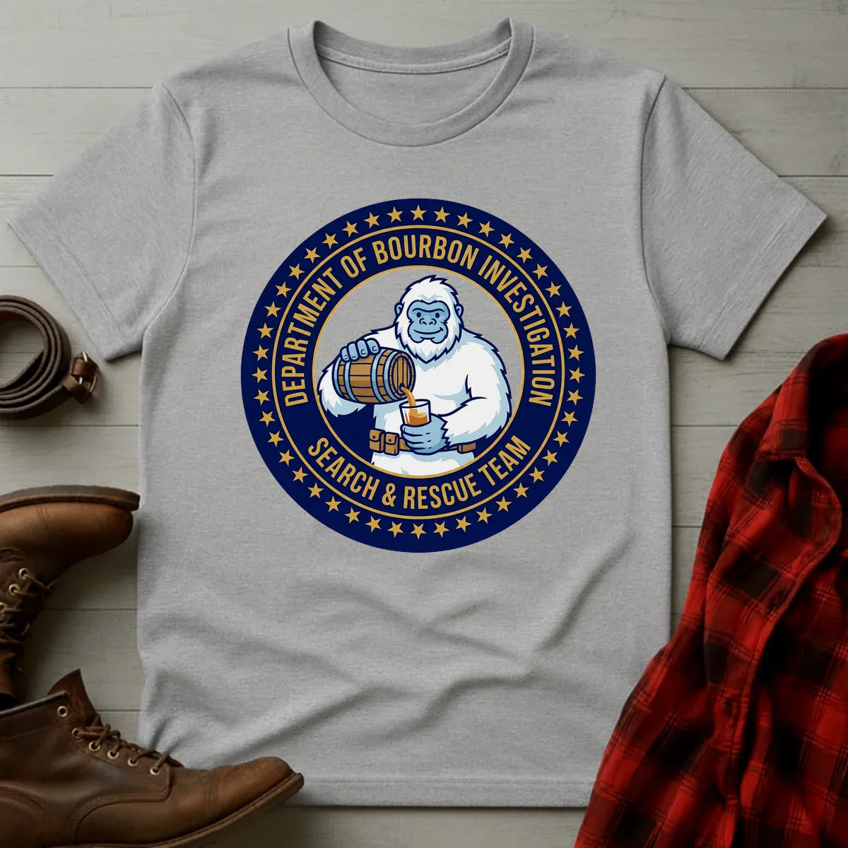 Yeti Bourbon Search and Rescue T-Shirt