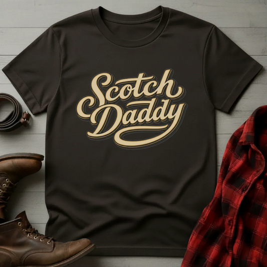 Scotch Daddy Retro Script T-Shirt