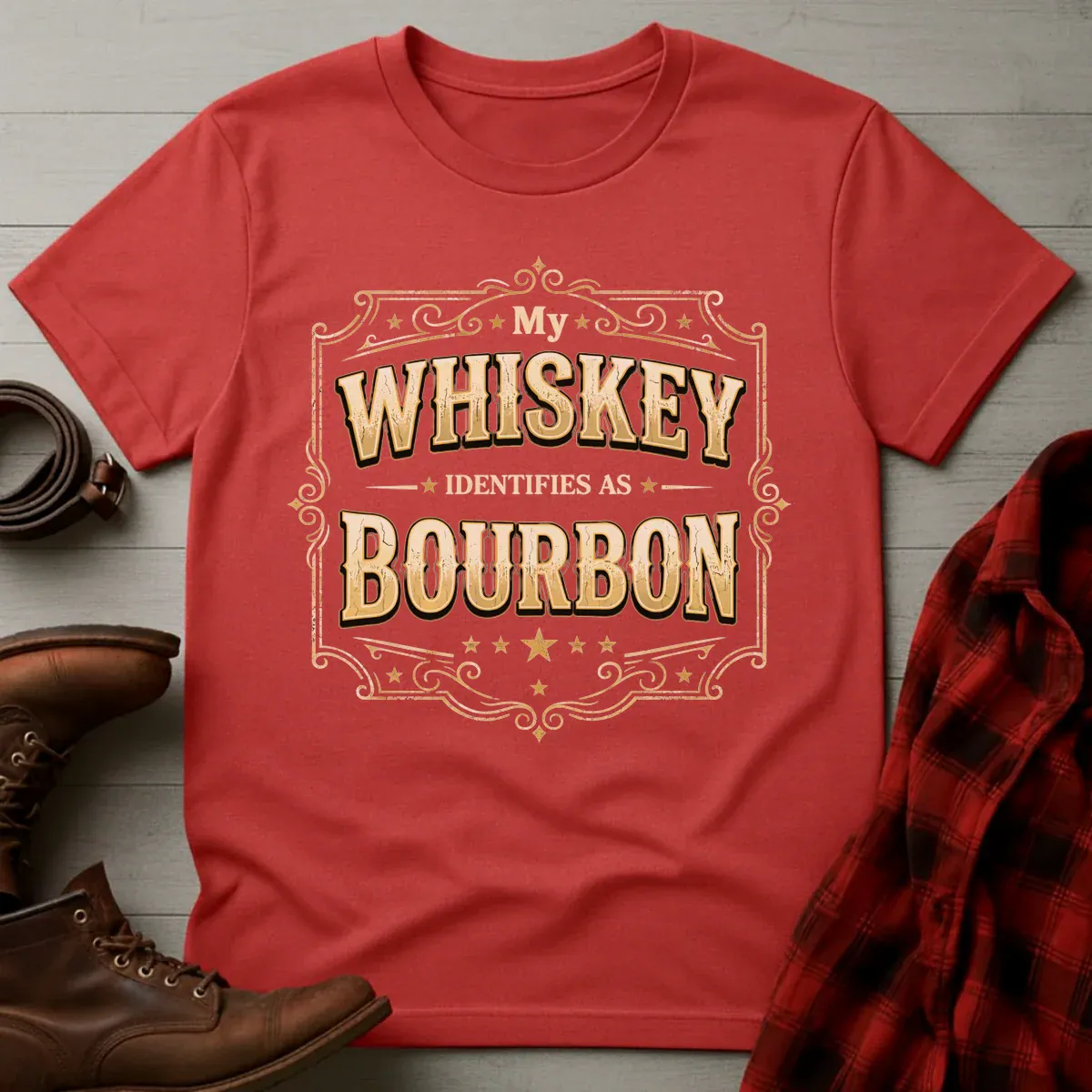 My Whiskey Identifies as Bourbon T-Shirt