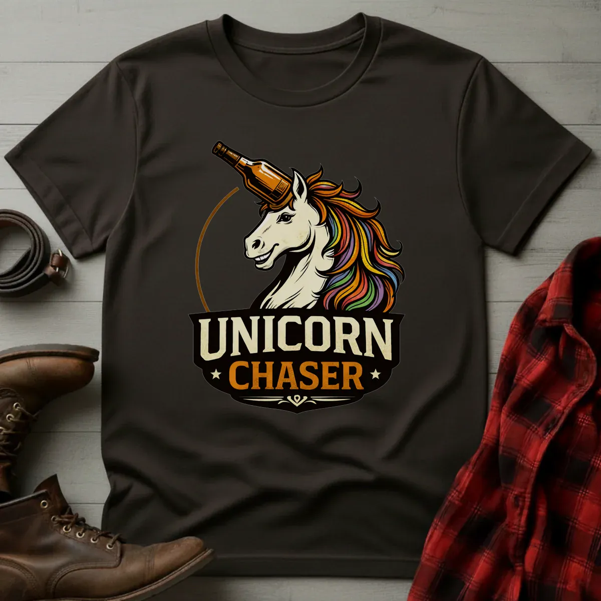 Whiskey Unicorn Chaser T-Shirt