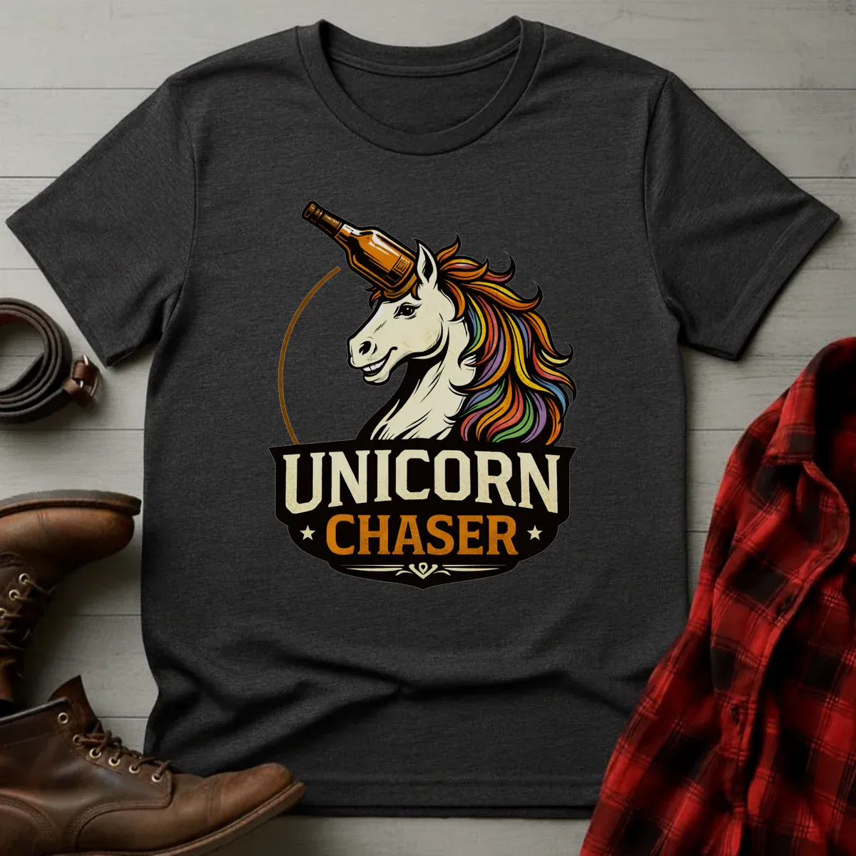 Whiskey Unicorn Chaser T-Shirt