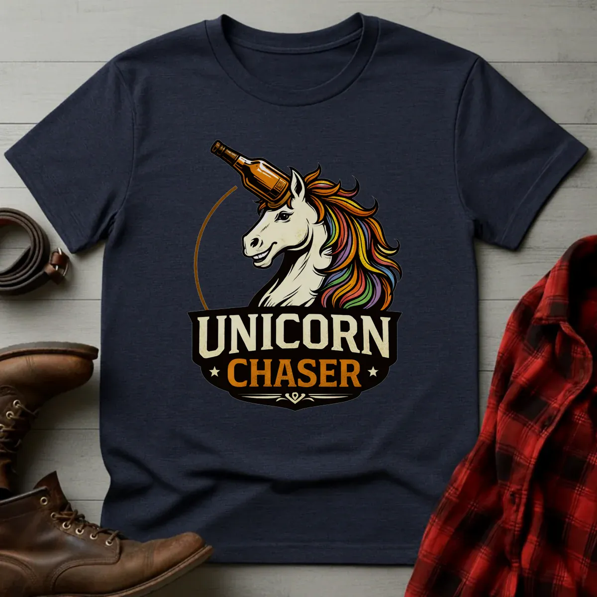 Whiskey Unicorn Chaser T-Shirt