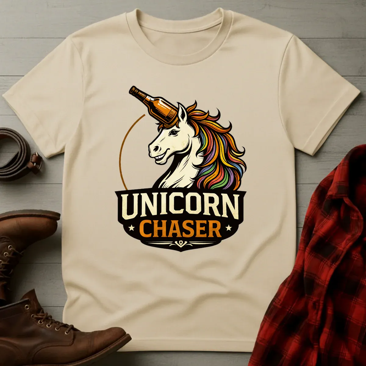 Whiskey Unicorn Chaser T-Shirt
