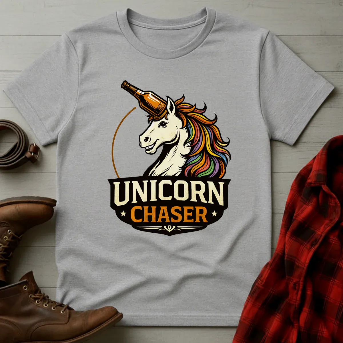 Whiskey Unicorn Chaser T-Shirt