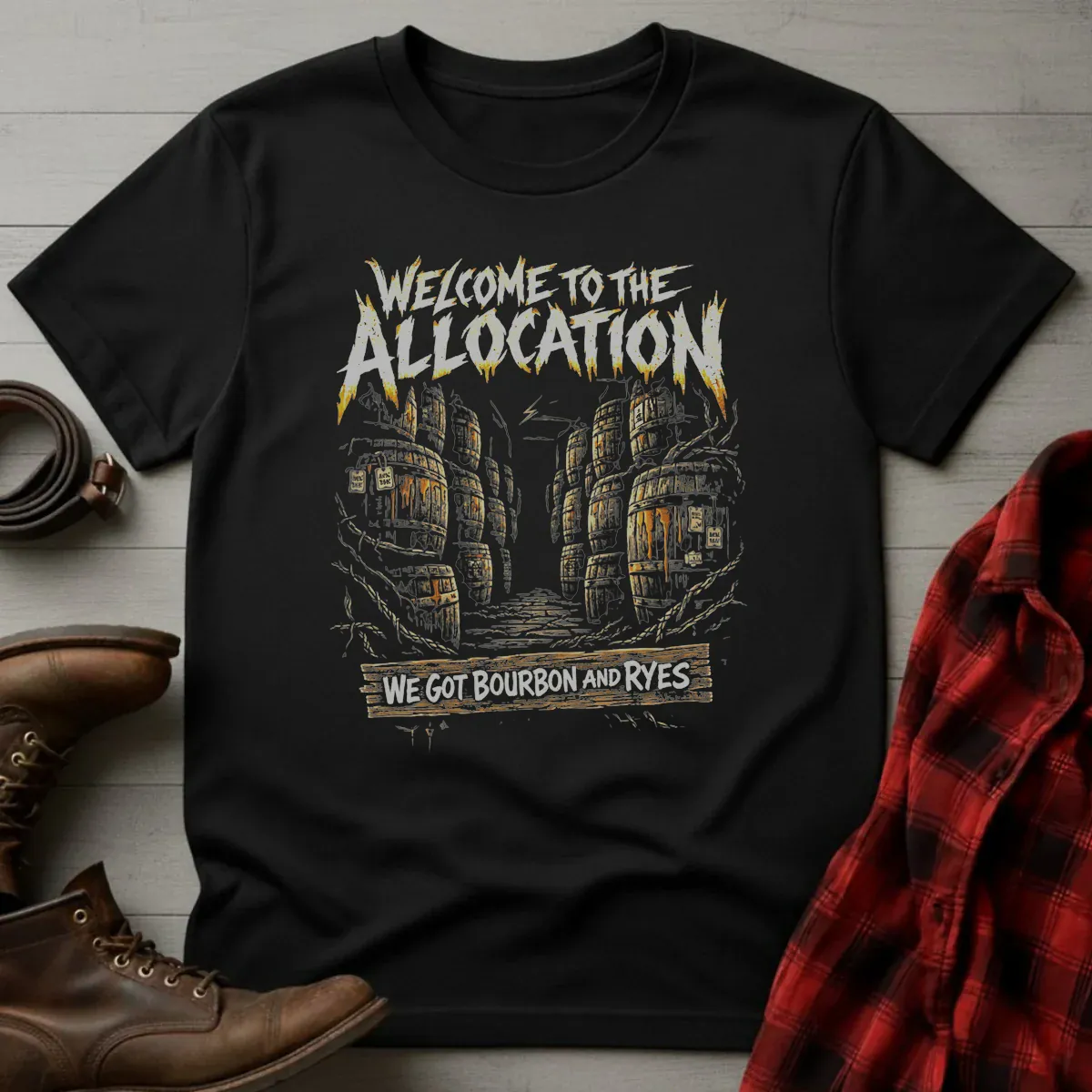 Welcome to the Allocation Whiskey T-Shirt