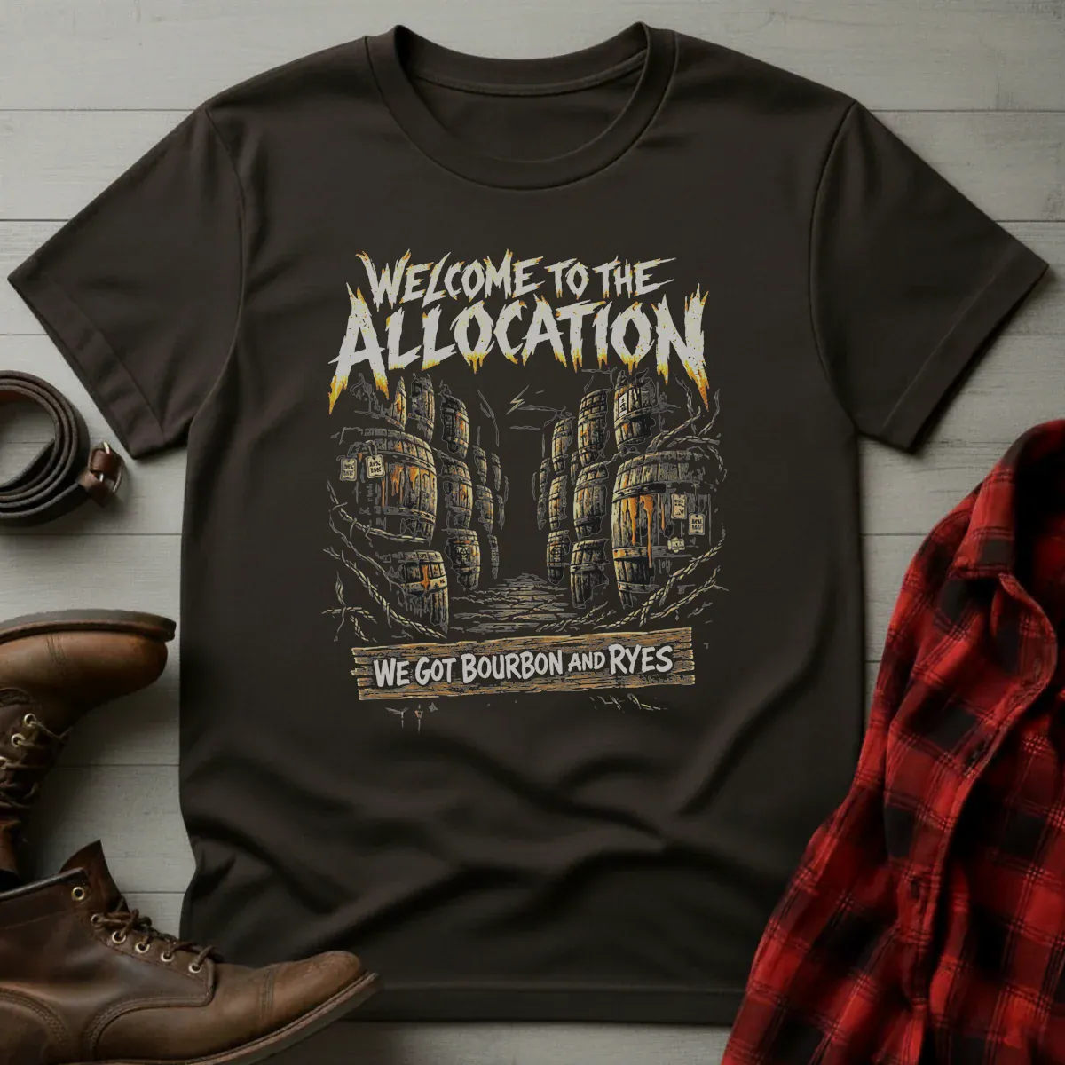 Welcome to the Allocation Whiskey T-Shirt