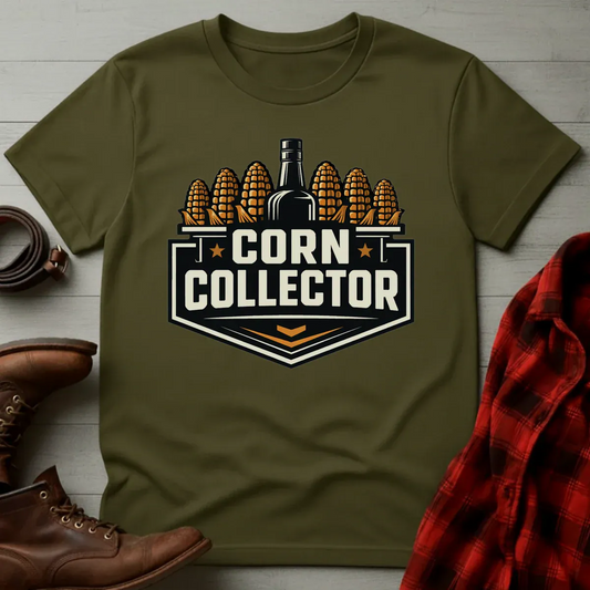 Corn Collector Whiskey Badge T-Shirt