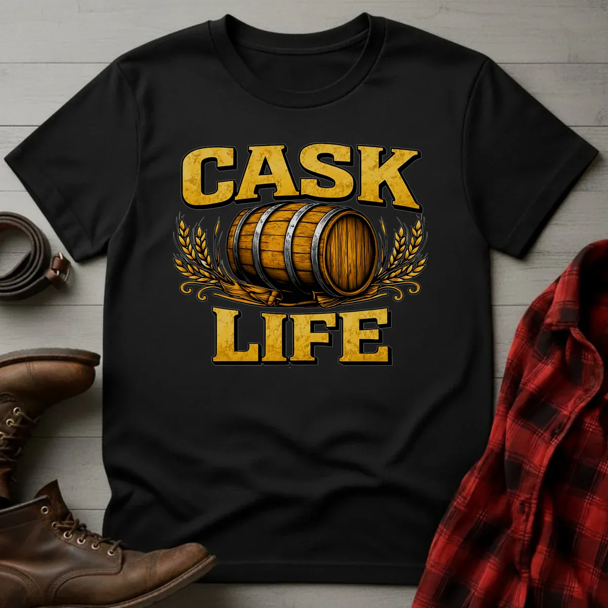 Cask Life Whiskey Barrel T-Shirt