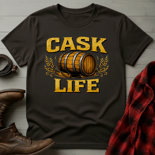 Cask Life Whiskey Barrel T-Shirt