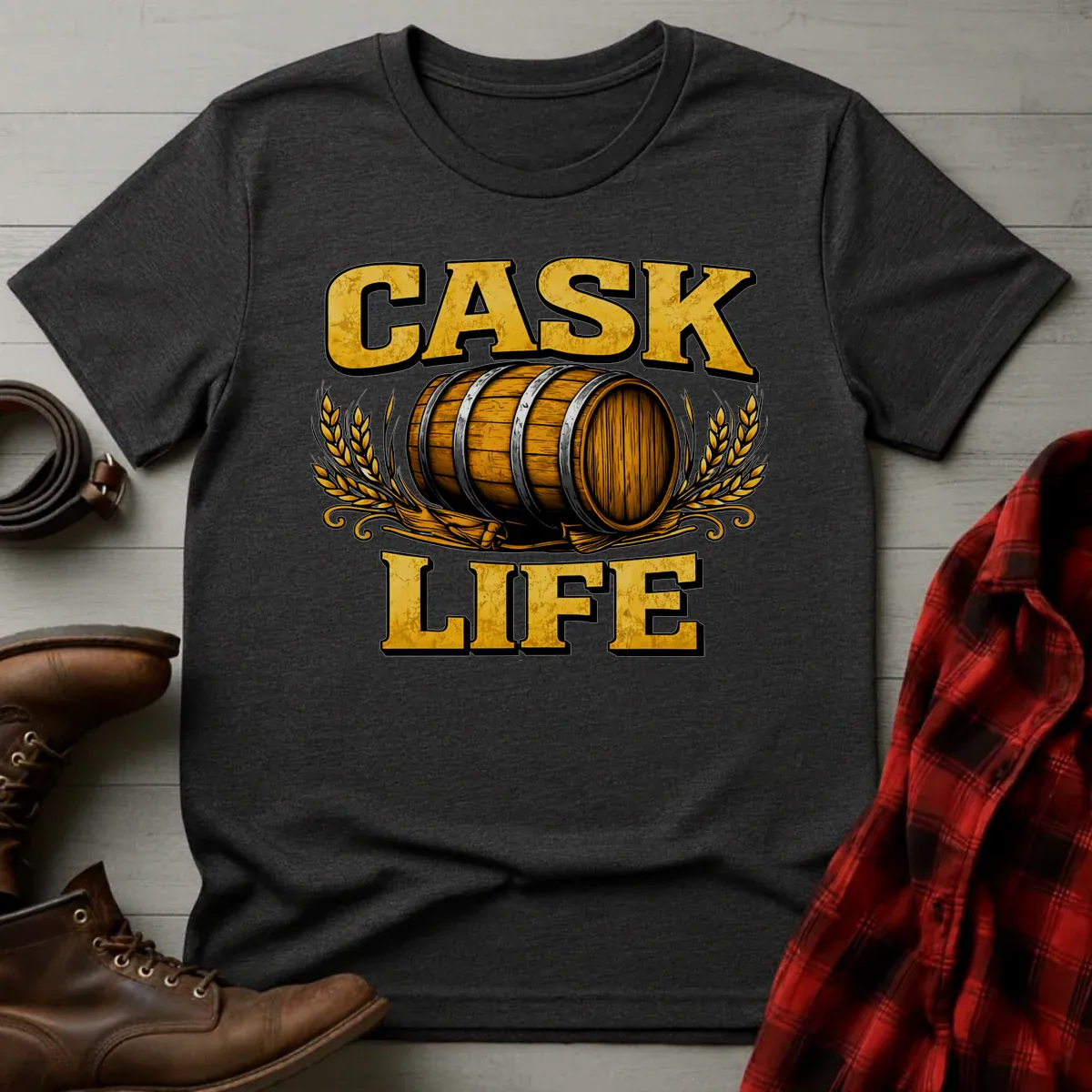 Cask Life Whiskey Barrel T-Shirt