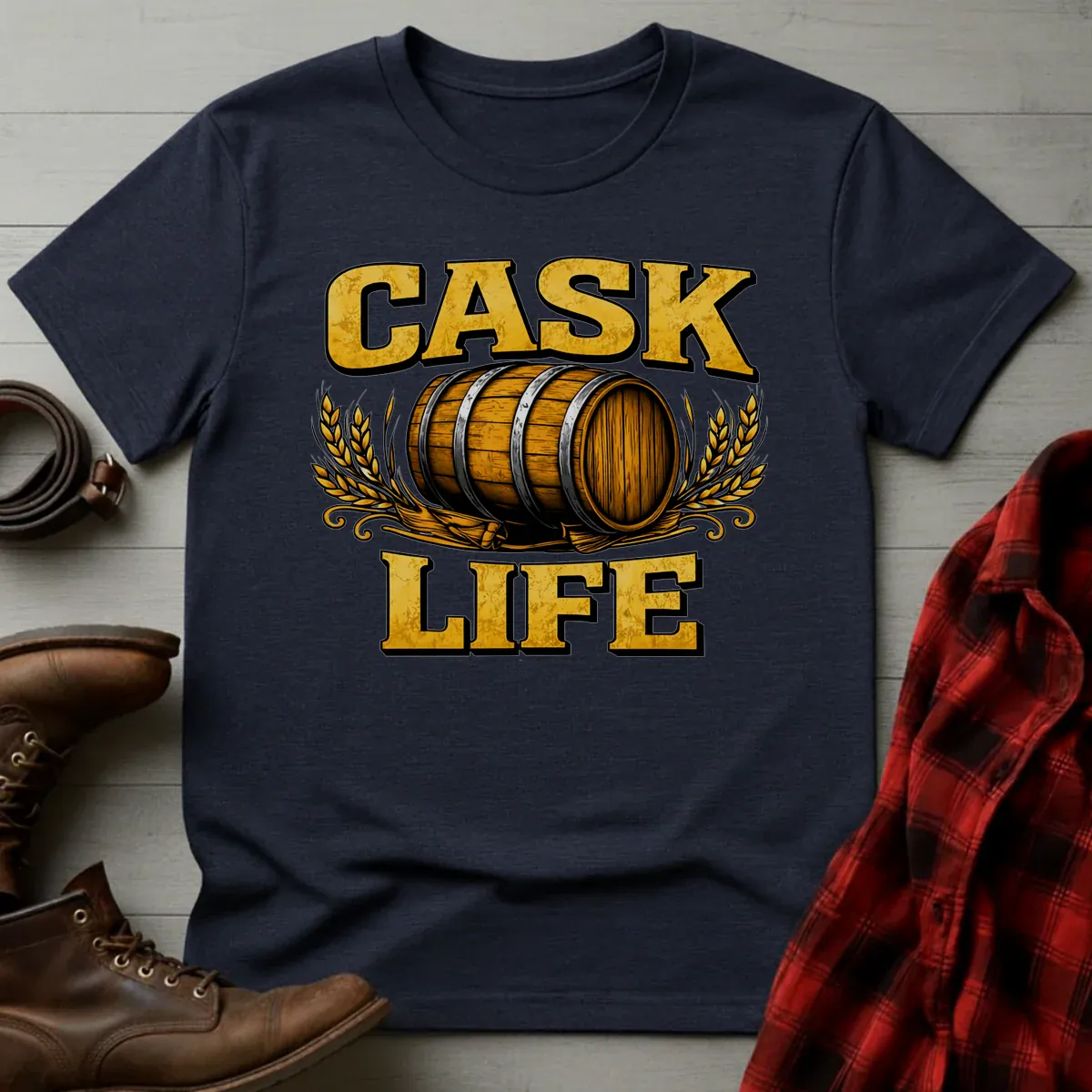 Cask Life Whiskey Barrel T-Shirt