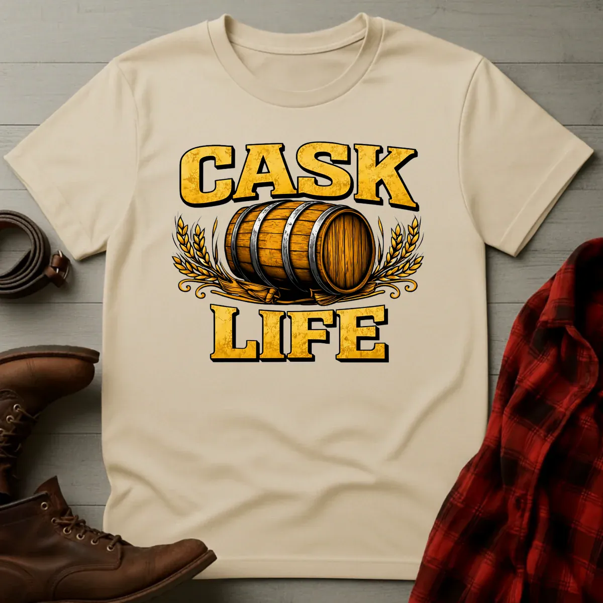 Cask Life Whiskey Barrel T-Shirt