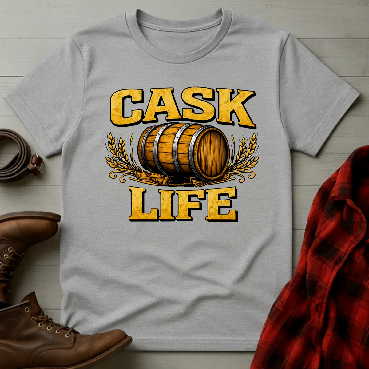 Cask Life Whiskey Barrel T-Shirt