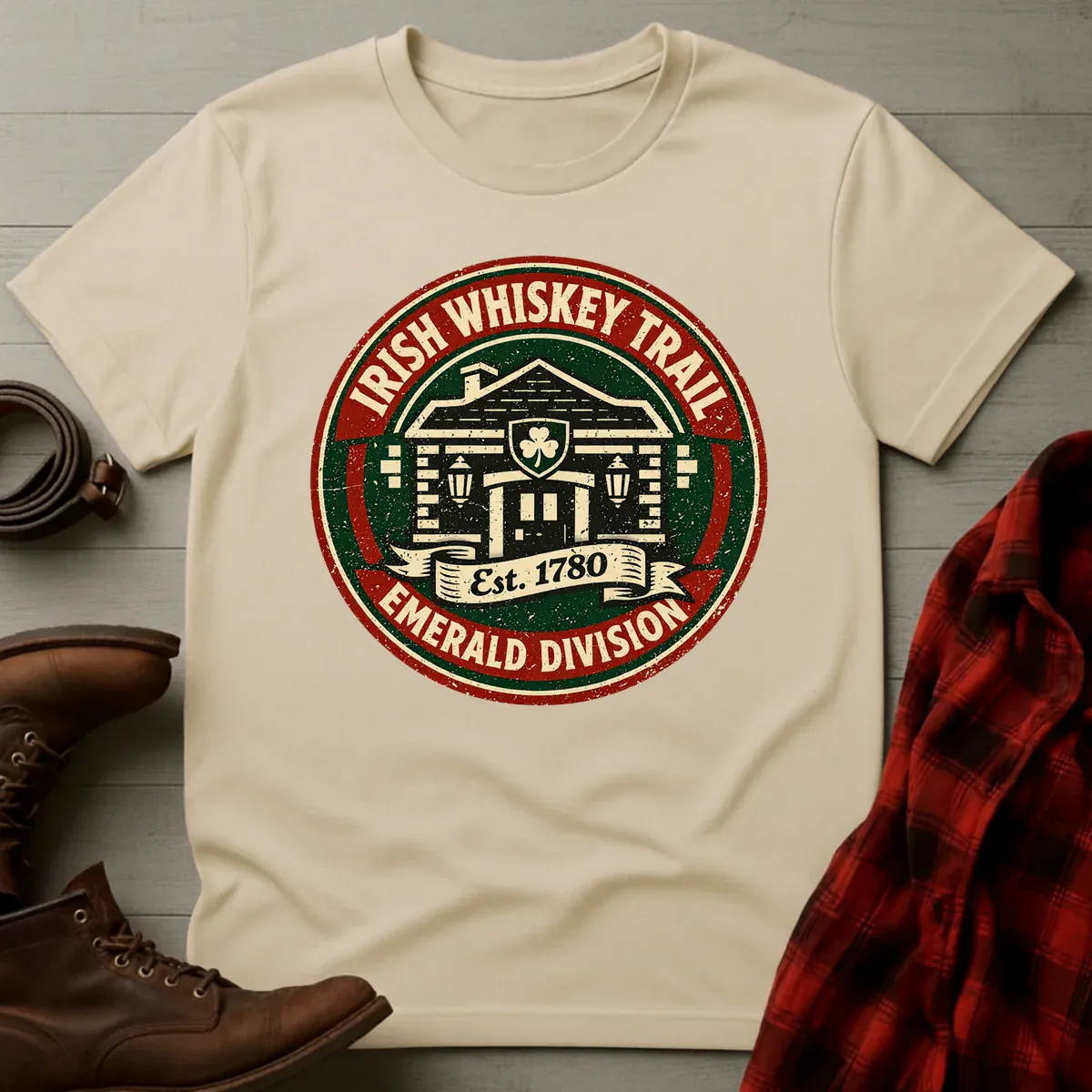 Irish Whiskey Trail Emerald Division T-Shirt