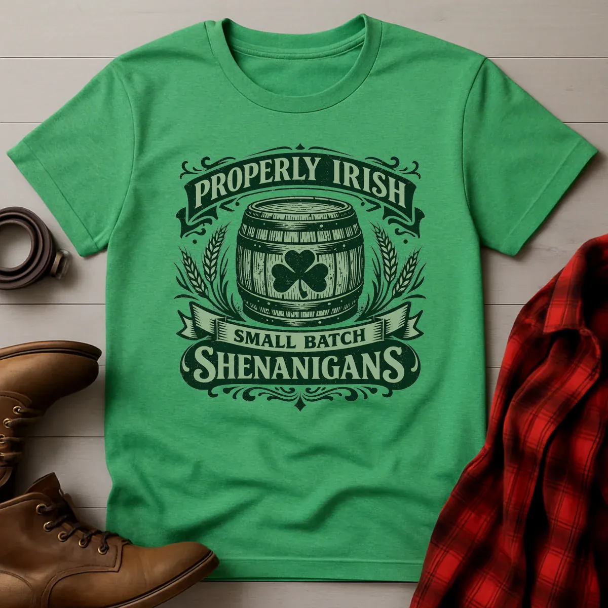 Properly Irish Small Batch Whiskey Shenanigans T-Shirt