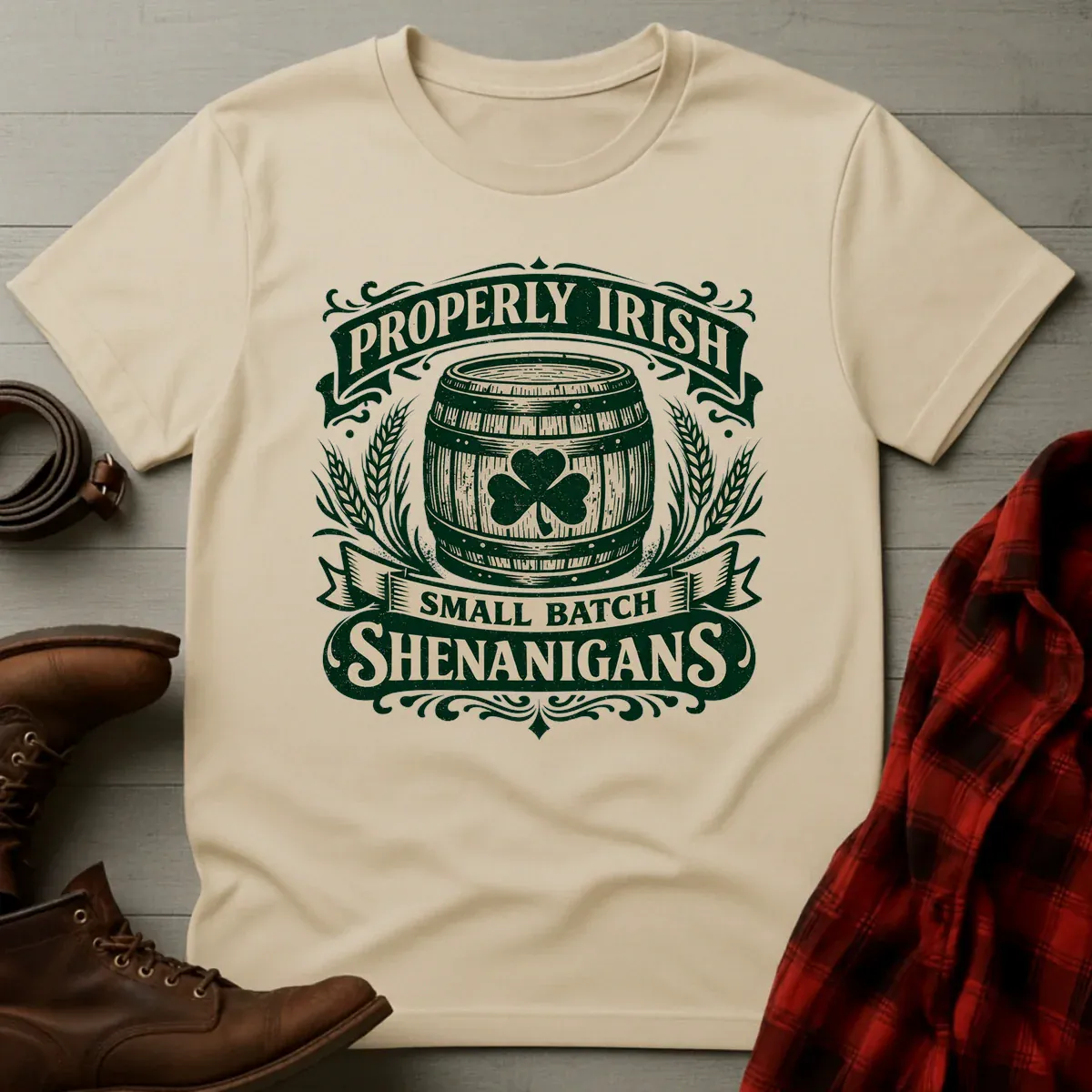 Properly Irish Small Batch Whiskey Shenanigans T-Shirt