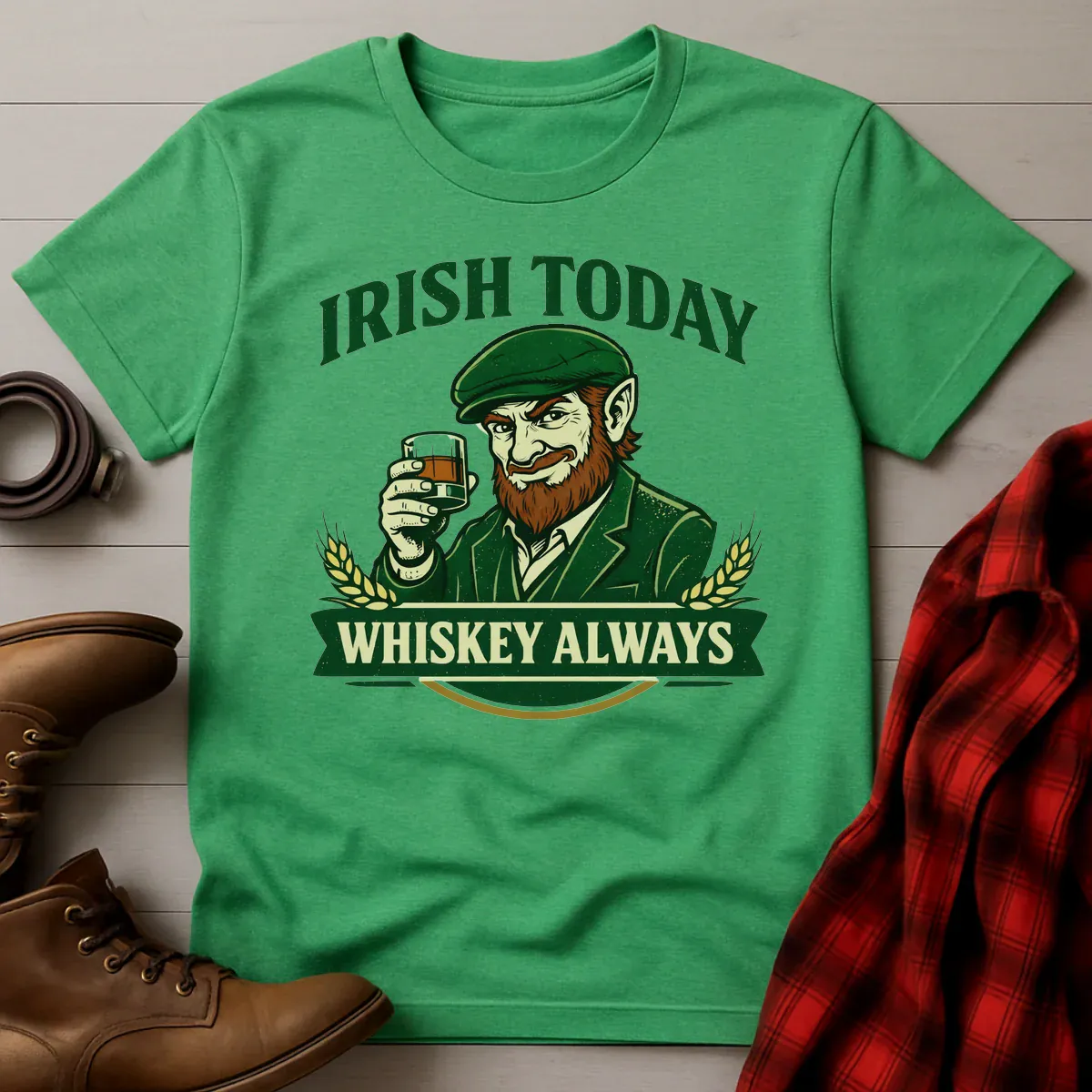 Irish Today Whiskey Always T-Shirt