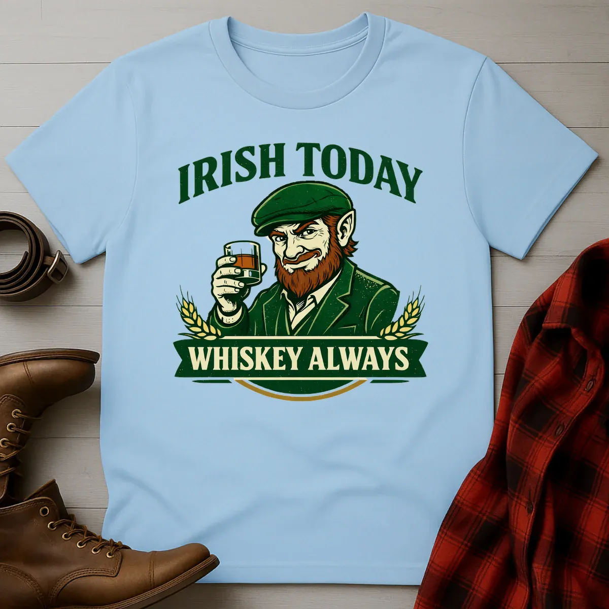 Irish Today Whiskey Always T-Shirt